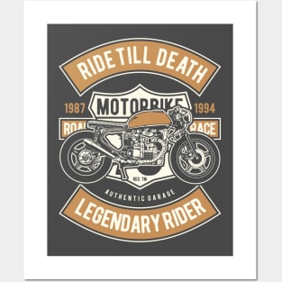 Ride till Death Tazzum Posters and Art